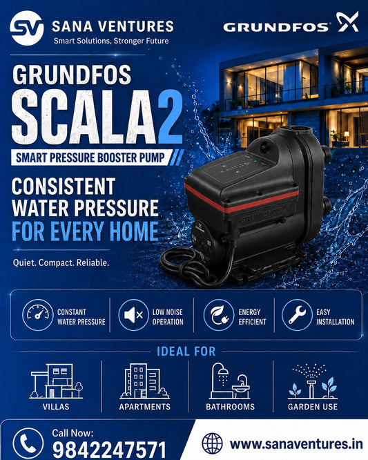 Grundfos SCALA2 – Smart Water Pressure Booster Pump