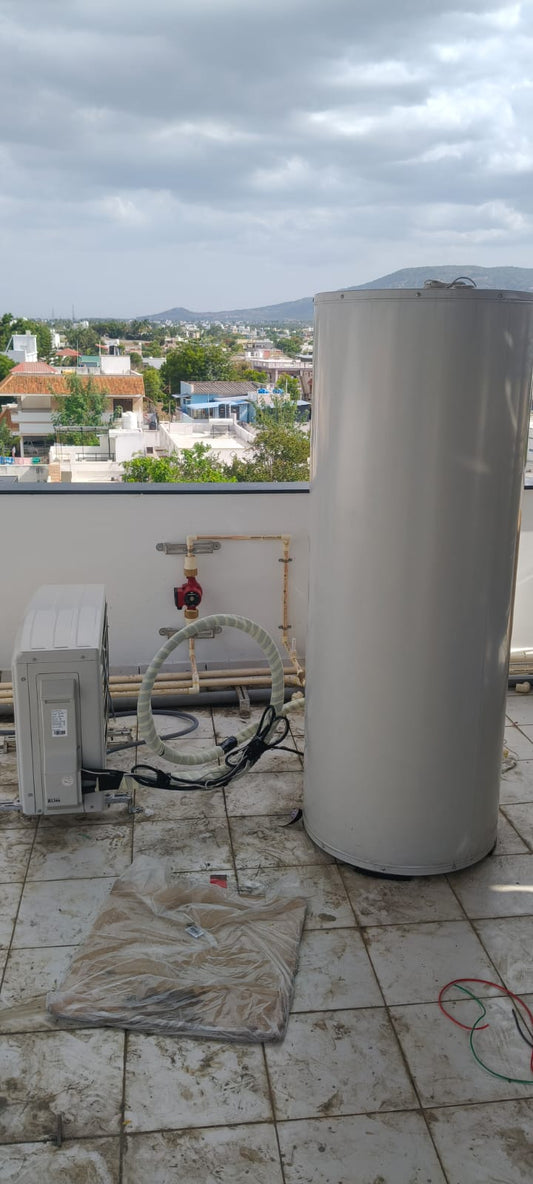 A.O. Smith 300L Heat Pump Commissioning at Mettupalayam | Sana Ventures